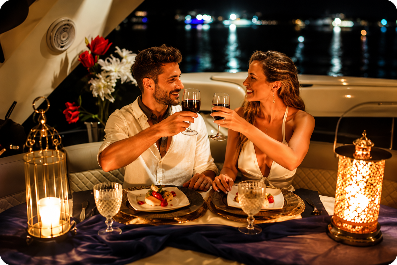 Croisière romantique pour couples